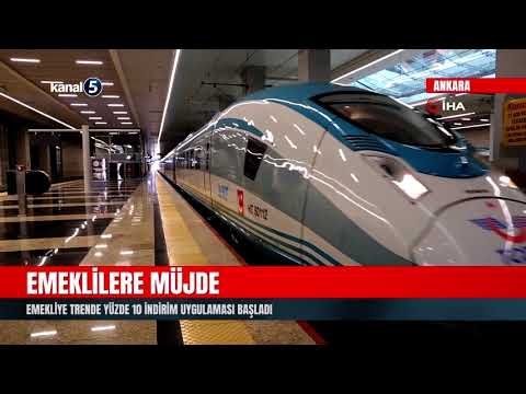 Emeklilere Müjde | Emekliye Trende Yüzde 10 İndirim Uygulaması Başladı