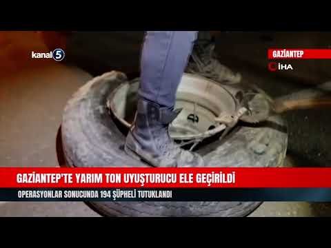 Gaziantep’te Yarım Ton Uyuşturucu Ele Geçirildi