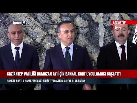 Gaziantep Valiliği Ramazan Ayı İçin Bakkal Kart Uygulaması Başlattı