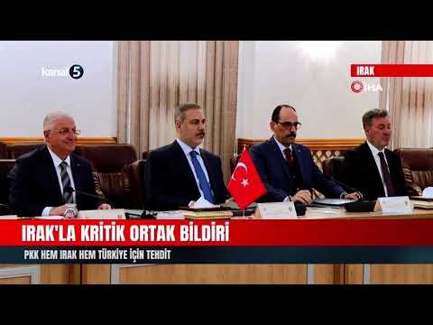 Irak’la Kritik Ortak Bildiri