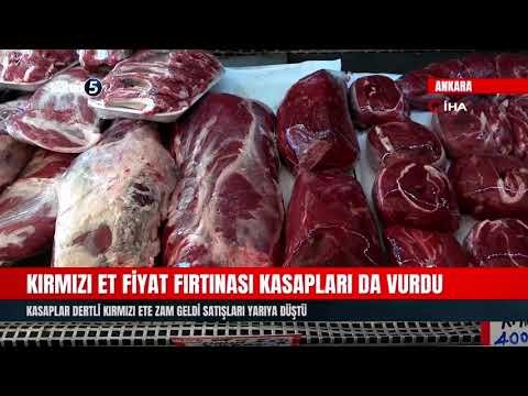 Kırmızı et fiyat fırtınası kasapları da vurdu