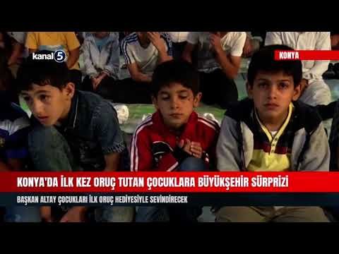 Konya’da İlk Kez Oruç Tutan Çocuklara Büyükşehir Sürprizi