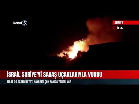 İsrail Suriye’yi Savaş Uçaklarıyla Vurdu