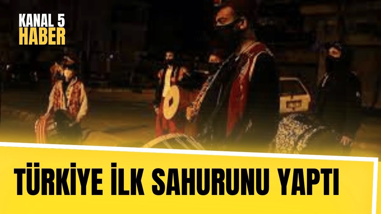 Türkiye İlk Sahurunu Yaptı