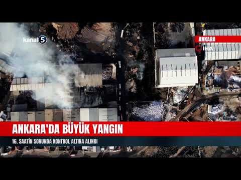 Ankara’da Büyük Yangın
