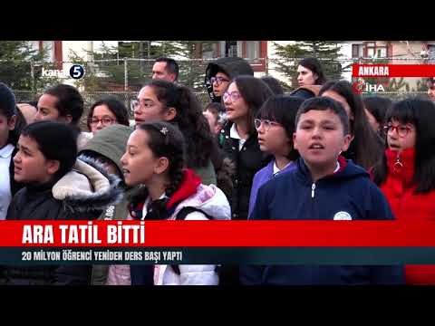 Ara Tatil Bitti | 20 Milyon Öğrenci Yeniden Ders Başı Yaptı