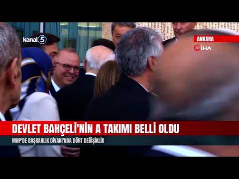 Devlet Bahçeli’nin A Takımı Belli Oldu