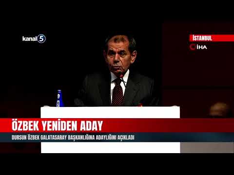 Dursun Özbek Galatasaray Başkanlığına Adaylığını Açıkladı