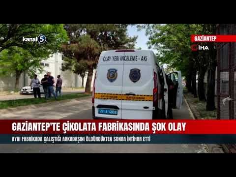 Gaziantep’te Çikolata Fabrikasında Şok Olay; 2 Ölü