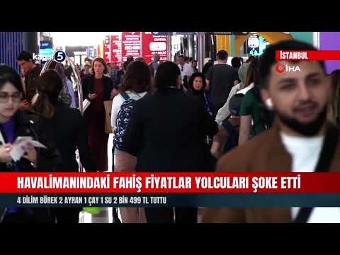Havalimanındaki Fahiş Fiyatlar Yolcuları Şoke Etti