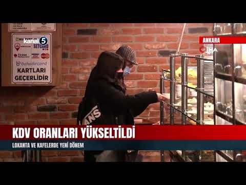 KDV Oranları Yükseltildi | Lokanta ve Kafelerde Yeni Dönem