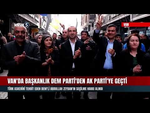 Van’da Başkanlık DEM Parti’den AK Parti’ye Geçti
