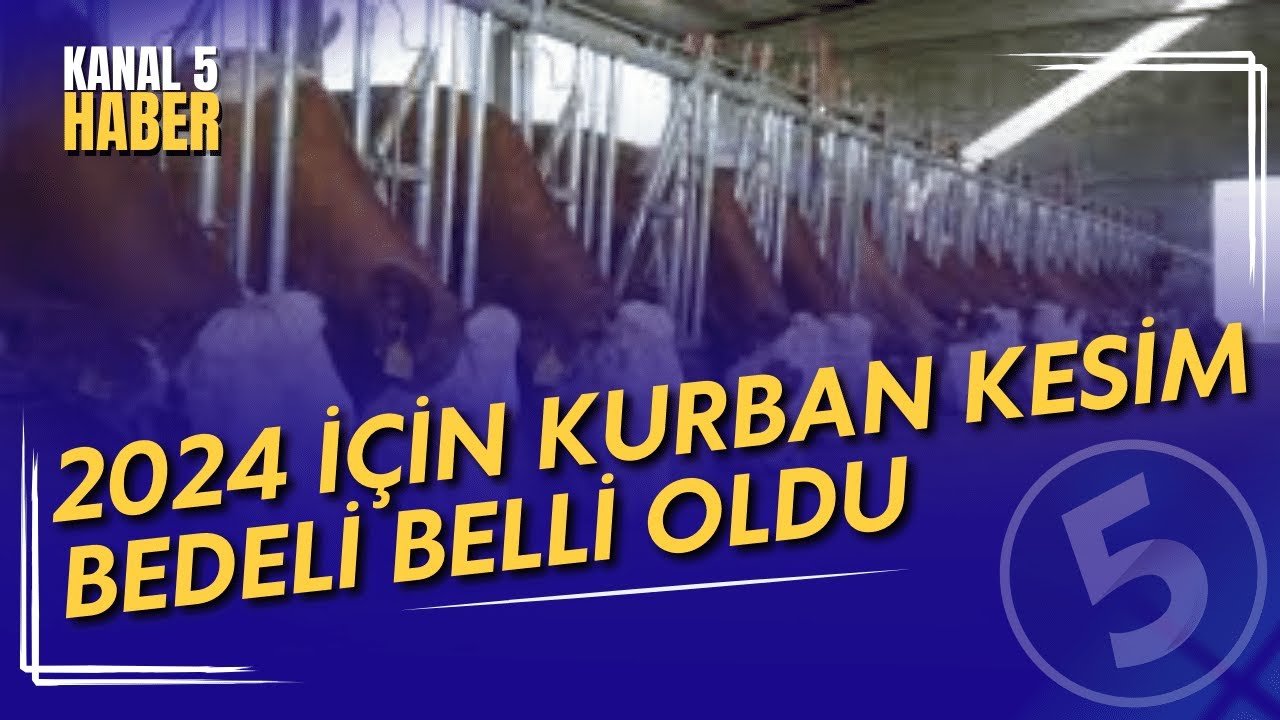 2024 İçin Kurban Kesim Bedeli Belli Oldu
