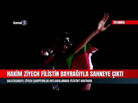 Galatasaraylı Hakim Ziyech Şampiyonluk Kutlamalarında Filistin’i Unutmadı