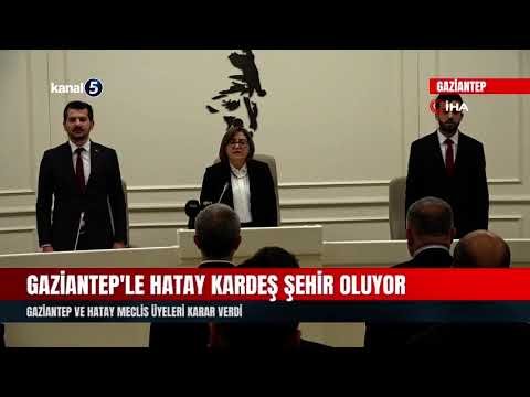 Gaziantep’le Hatay Kardeş Şehir Oluyor