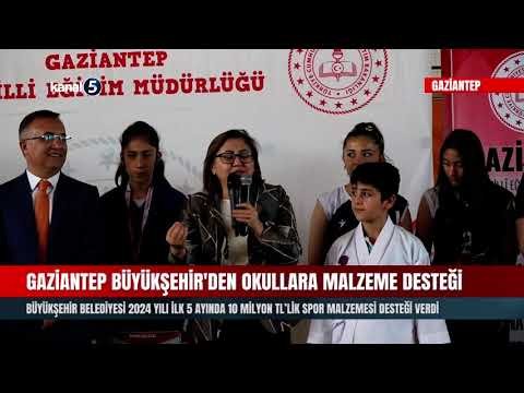 Gaziantep Büyükşehir’den Okullara Malzeme Desteği