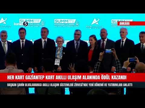 Her Kart Gaziantep Kart Akıllı Ulaşım Alanında Ödül Kazandı