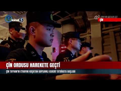Çin Ordusu Harekete Geçti | Çin Tayvan Çevresinde Cezalandırma Tatbikatı Başlattı