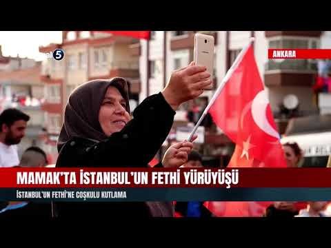 Mamak’ta İstanbul’un Fethi Yürüyüşü Coşkuyla Kutlandı