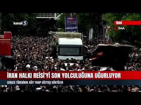 İran Halkı Reisi’yi Son Yolculuğuna Uğurluyor | Cenaze Töreninde Ağıt Yakıp Gözyaşı Döktüler