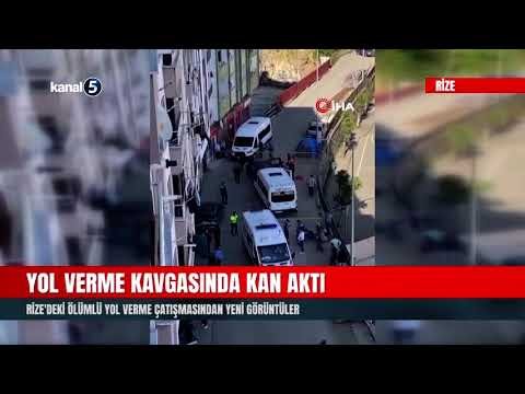 Rize’deki Ölümlü Yol Verme Çatışmasından Yeni Görüntüler