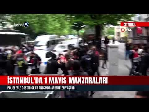 İstanbul’da 1 Mayıs Manzaraları | Polislerle Göstericiler Arasında Arbedeler Yaşandı