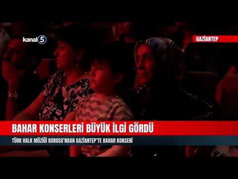 Türk Halk Müziği Korosu’ndan Gaziantep’te Bahar Konseri