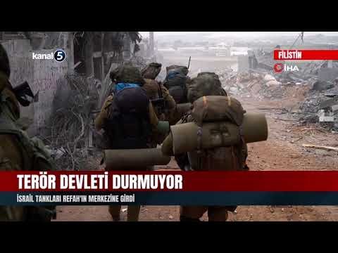 Terör Devleti Durmuyor | İsrail Tankları Refah Kent Merkezine Girdi!