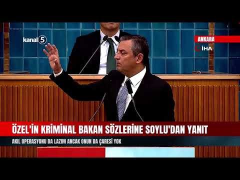 Özel’in Kriminal Bakan Sözlerine Soylu’dan Yanıt
