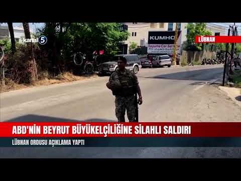ABD’nin Beyrut Büyükelçiliği’ne Silahlı Saldırı