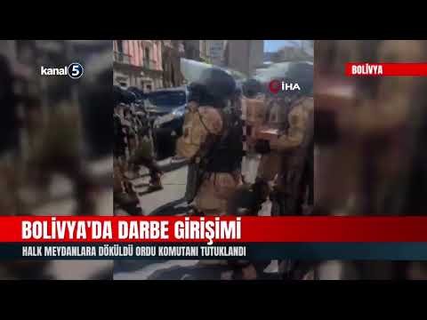 Bolivya’da Darbe Girişimi | Halk Meydanlara Döküldü Ordu Komutanı Tutuklandı