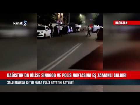 Dağıstan’da Kilise Sinagog Ve Polis Noktasına Eş Zamanlı Saldırı