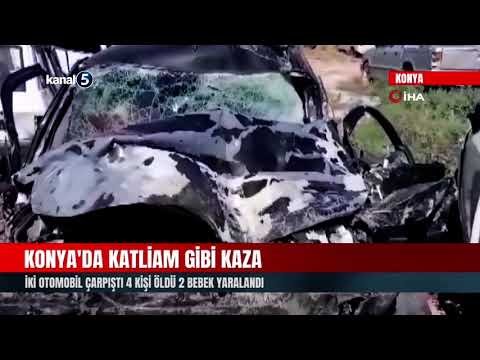 Konya’da Katliam Gibi Kaza