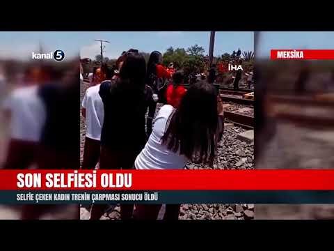Son Selfiesi Oldu | Selfie Çeken Kadın Trenin Çarpması Sonucu Öldü