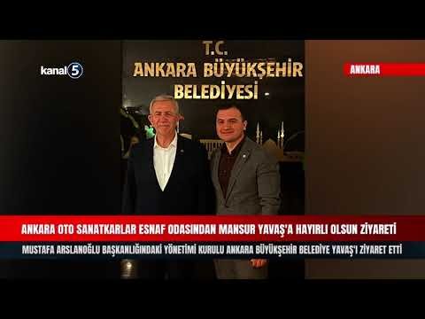 Ankara Oto Sanatkarlar Esnaf Odasından Mansur Yavaş’a Hayırlı Olsun Ziyareti