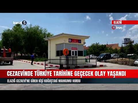 Elazığ Cezaevi’ne Giren Kişi Koğuştaki Mahkumu Vurdu