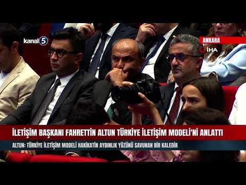 İletişim Başkanı Fahrettin Altun Türkiye İletişim Modeli’ni Anlattı