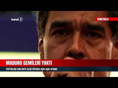 Maduro gemileri yaktı | ‘Yaptıkları son hata olur’ diyerek açık açık uyardı