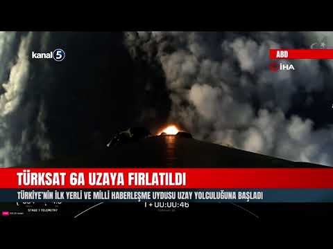 Türksat 6A Uzaya Fırlatıldı