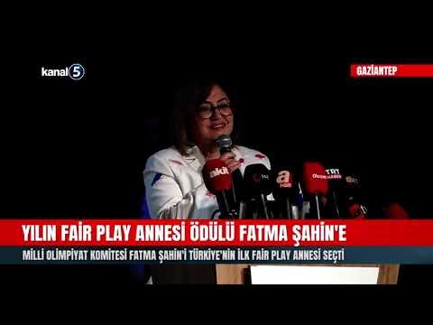 Yılın Fair Play Annesi Ödülü Fatma Şahin’e