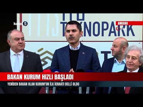 Yeniden Bakan Olan Kurum’un İlk İcraatı Belli Oldu