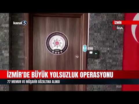 İzmir’de Büyük Yolsuzluk Operasyonu | 77 Memur ve Müşavir Gözaltına Alındı