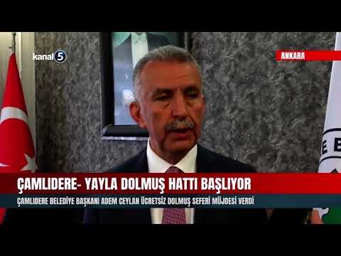 Çamlıdere Belediye Başkanı Adem Ceylan Ücretsiz Dolmuş Seferi Müjdesi Verdi