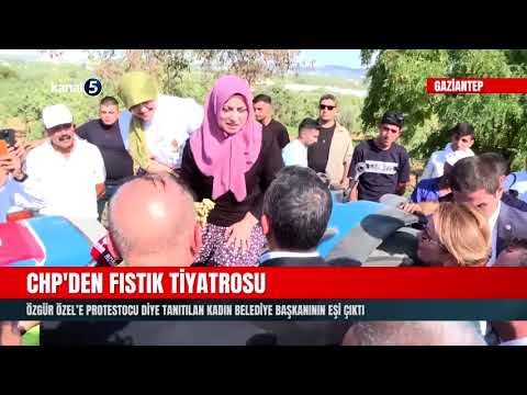 CHP’den Fıstık Tiyatrosu |Özgür Özel’e Protestocu Diye Tanıtılan Kadın Belediye Başkanının Eşi Çıktı