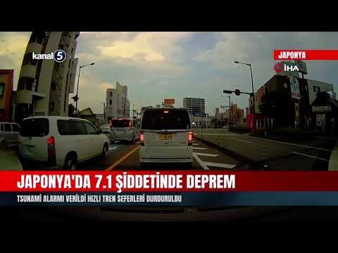 Japonya’da 7.1 Şiddetinde Deprem