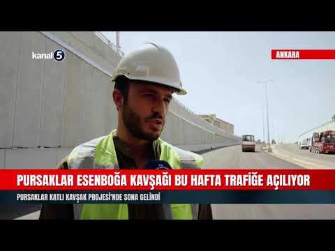 Pursaklar Esenboğa Kavşağı Bu Hafta Trafiğe Açılıyor