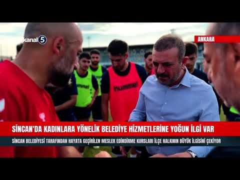 Sincan’da Kadınlara Yönelik Belediye Hizmetlerine Yoğun İlgi Var