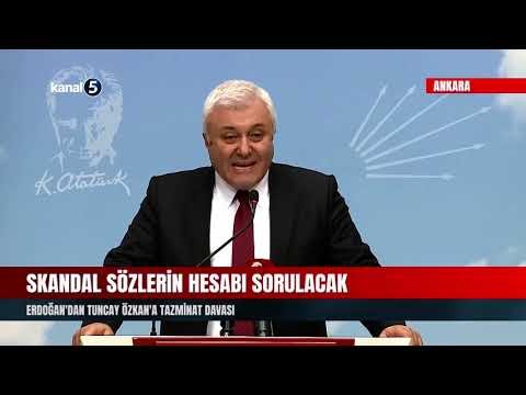 Skandal Sözlerin Hesabı Sorulacak | Erdoğan’dan Tuncay Özkan’a Tazminat Davası