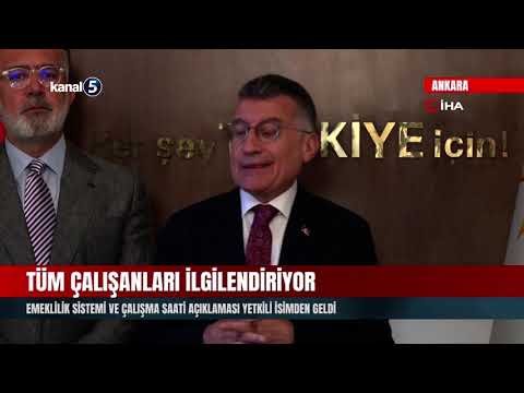 Tüm çalışanları ilgilendiriyor | Emeklilik sistemi ve çalışma saati açıklaması yetkili isimden geldi