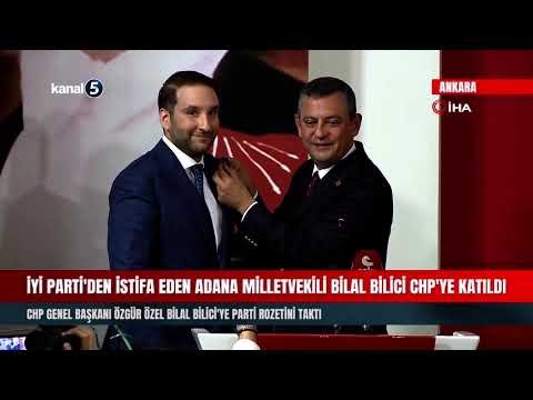 İYİ Parti’den İstifa Eden Adana Milletvekili Bilal Bilici CHP’ye Katıldı